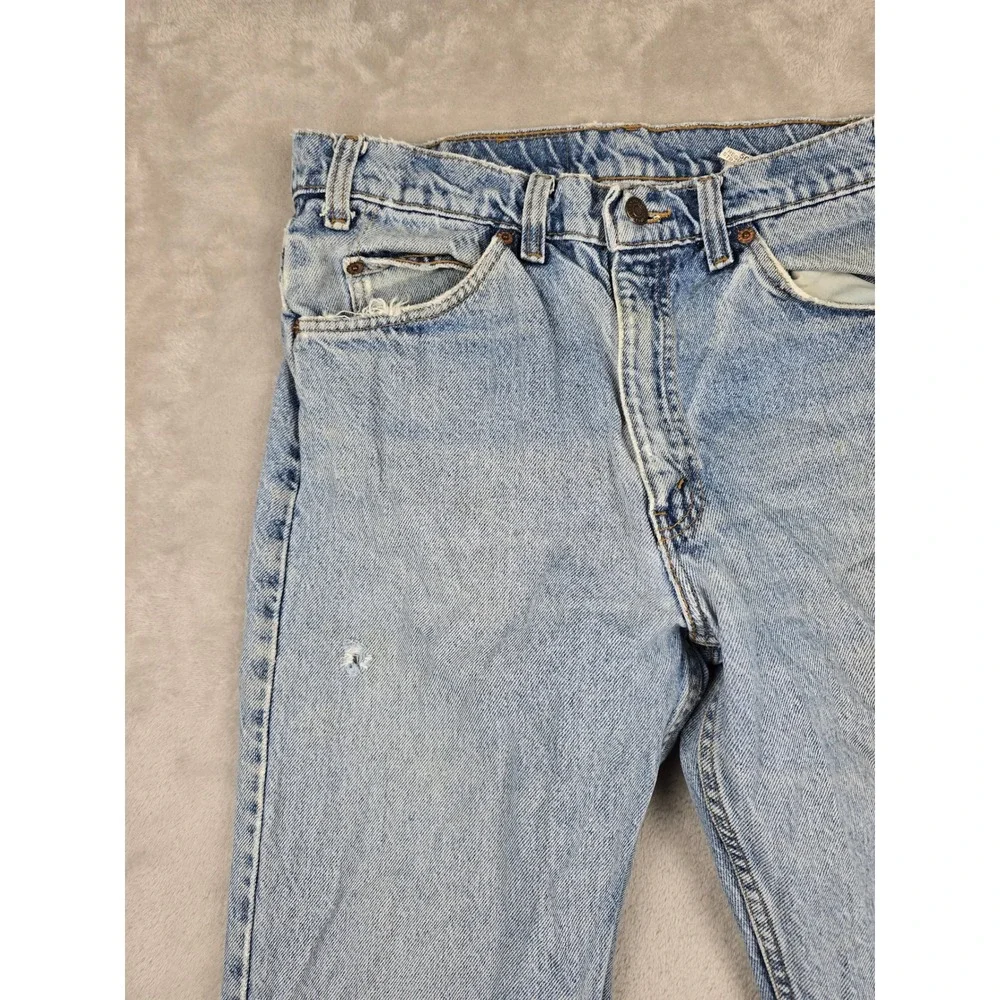 Vintage Levi's 505 Regular‎ Fit Straight Leg Jeans Mens 32x34 Fit 31x34 90s 1996